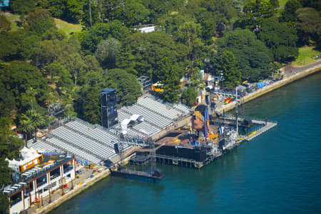 Aerial Image of AIDA 2015 HANDA OPERA ON SYDNEY HARBOUR