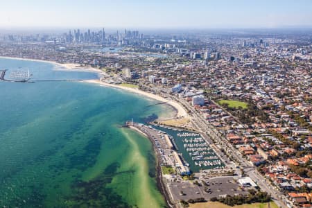 Aerial Image of ST KILDA MARINA