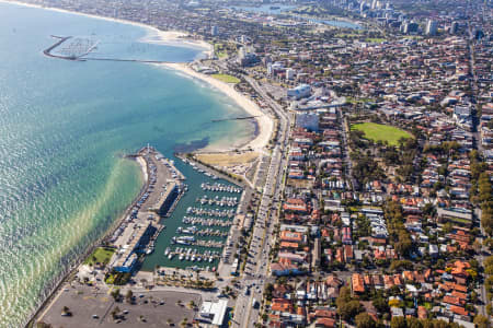 Aerial Image of ST KILDA MARINA