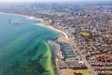 Aerial Image of ST KILDA MARINA