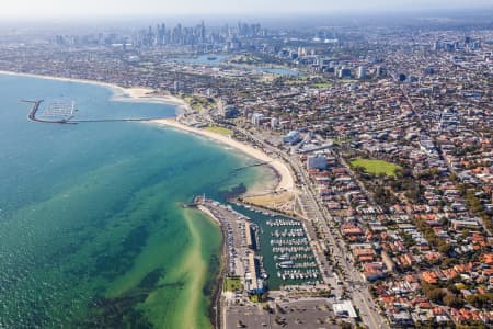 Aerial Image of ST KILDA MARINA