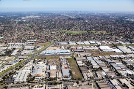 Aerial Image of THOMASTOWN IN MELBOURNS\'S NORTH.