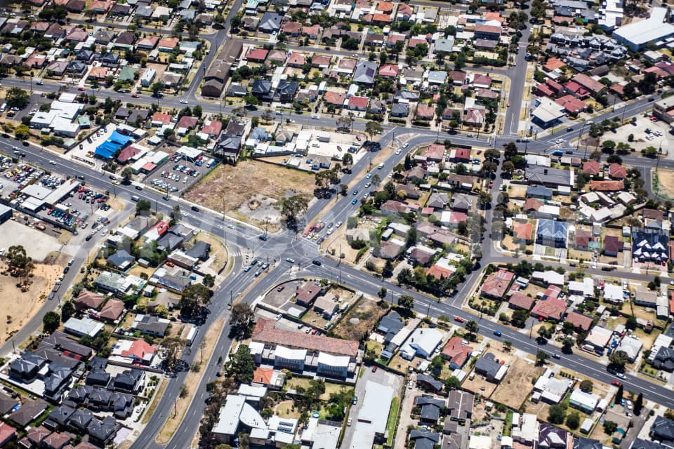 Aerial Image of Maidstone In Melbourne