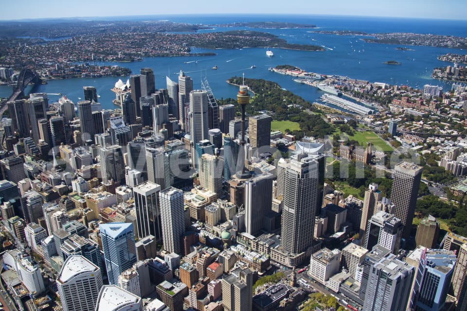 Aerial Image of Sydney CBD Looking North East