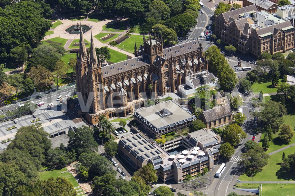 Aerial Image of St Marys Cathedral College