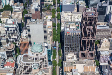 Aerial Image of COLLINS STREET MELBOURNE