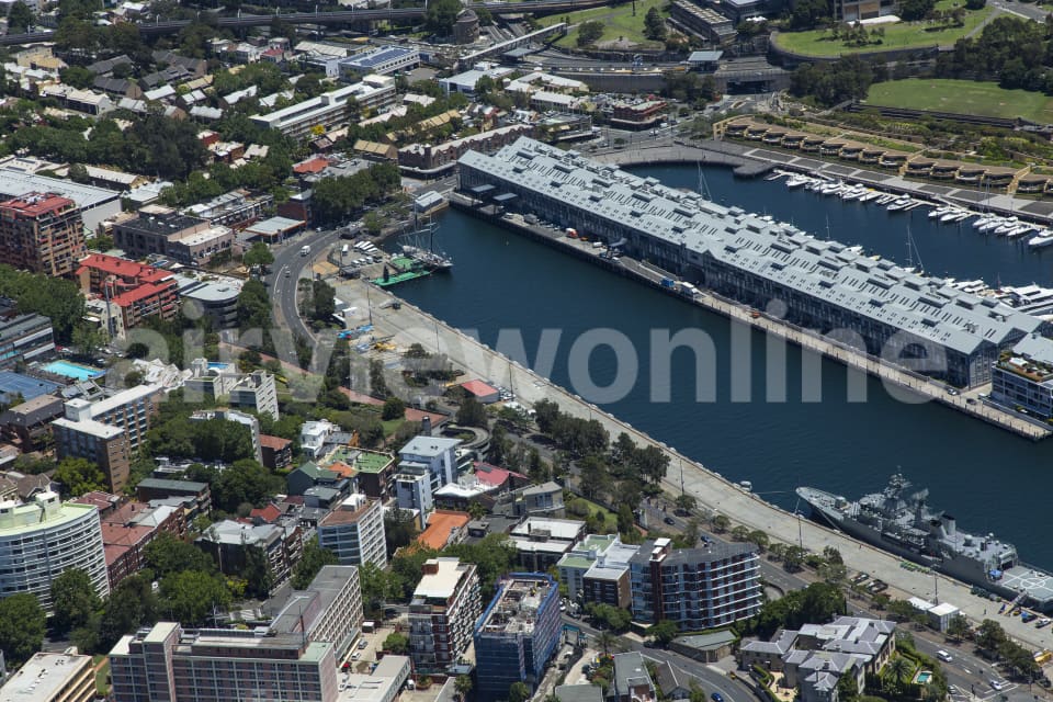 Aerial Image of Woolloomooloo Bay
