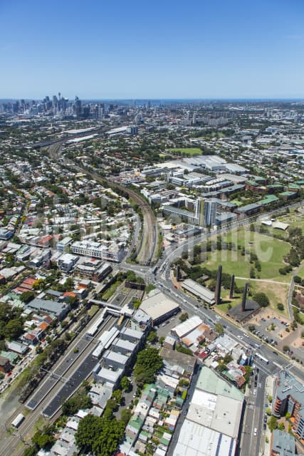 Aerial Image of St Peters Station