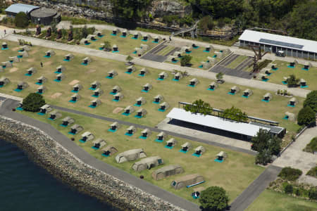 Aerial Image of COCKATOO ISLAND GLAMPING