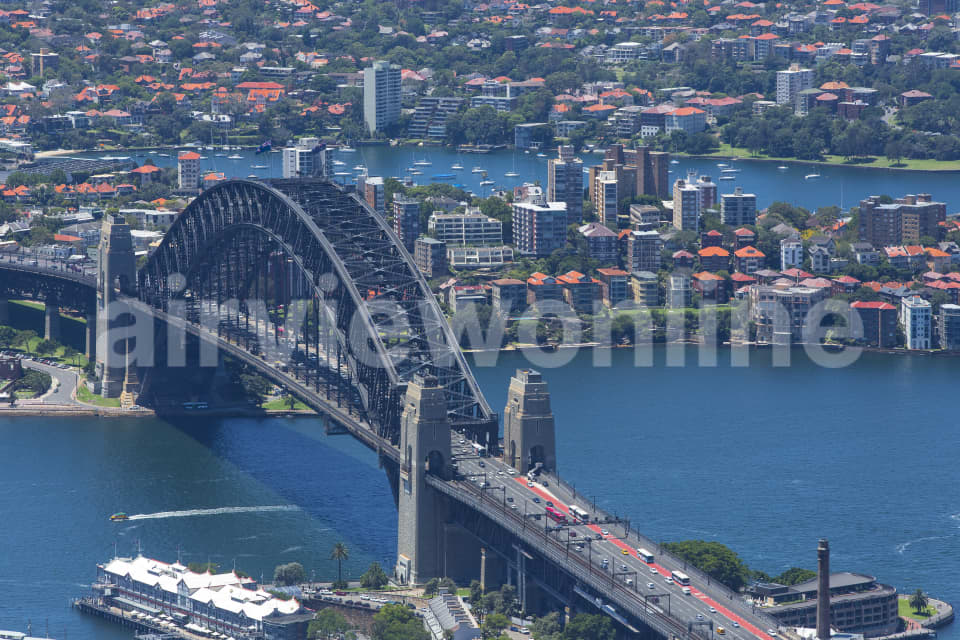 Aerial Image of Walsh Bay And The Sydney Harbour Bridge