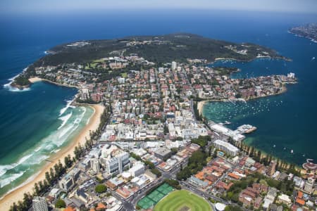 Aerial Image of MANLY WHARF