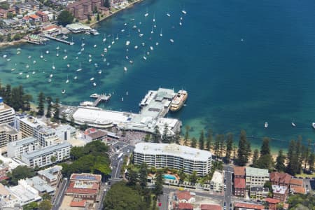 Aerial Image of MANLY WHARF