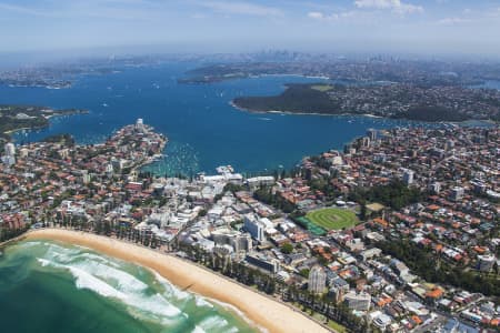 Aerial Image of MANLY WHARF