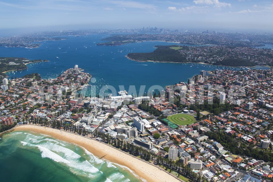 Aerial Image of Manly Wharf