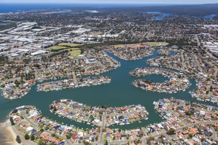 Aerial Image of SYLVANIA WATERS