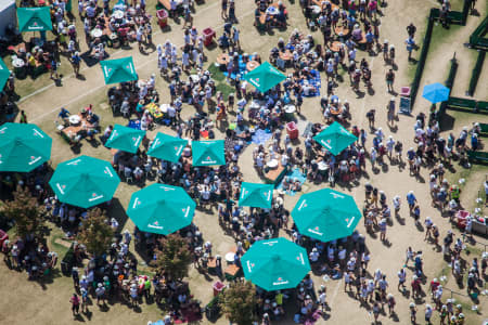 Aerial Image of AUSTRALIAN OPEN TENNIS 2015 HEINEKEN UMBRELLAS