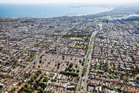 Aerial Image of SAINT KILDA EAST