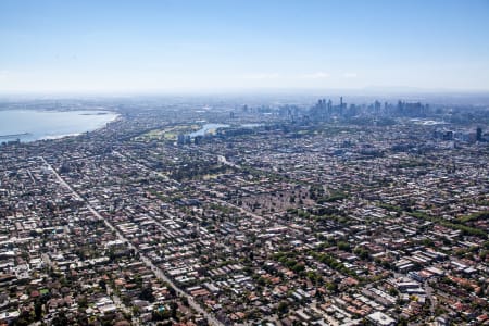 Aerial Image of SAINT KILDA EAST