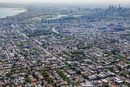 Aerial Image of SAINT KILDA EAST