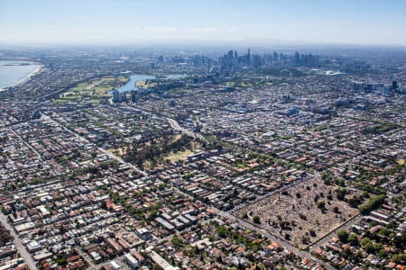 Aerial Image of SAINT KILDA EAST