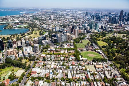 Aerial Image of ST KILDA ROAD