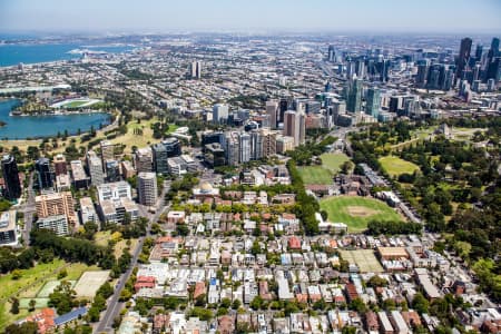 Aerial Image of ST KILDA ROAD