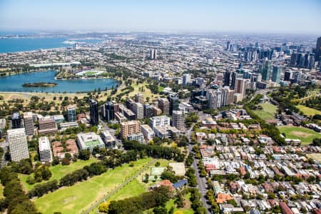 Aerial Image of ST KILDA ROAD