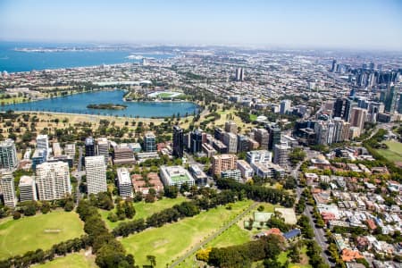 Aerial Image of ST KILDA ROAD