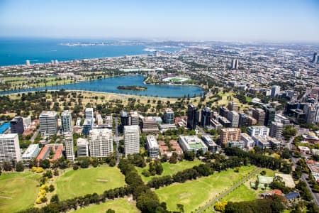 Aerial Image of ST KILDA ROAD