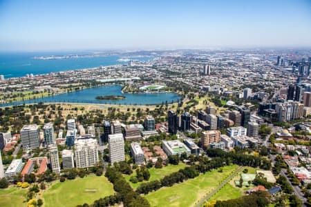 Aerial Image of ST KILDA ROAD
