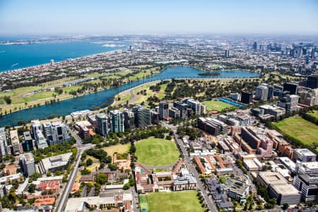 Aerial Image of ST KILDA ROAD