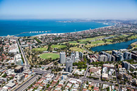 Aerial Image of ST KILDA ROAD