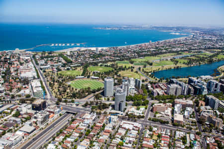 Aerial Image of ST KILDA ROAD