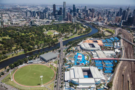 Aerial Image of AUSTRALIAN OPEN TENNIS 2015