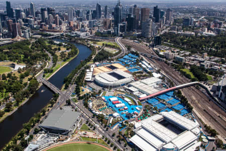 Aerial Image of AUSTRALIAN OPEN TENNIS 2015