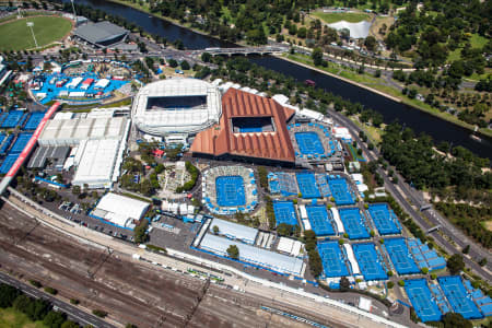 Aerial Image of AUSTRALIAN OPEN TENNIS 2015