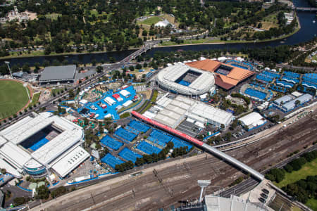 Aerial Image of AUSTRALIAN OPEN TENNIS 2015