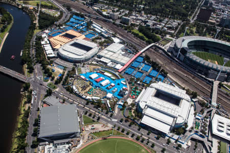 Aerial Image of AUSTRALIAN OPEN TENNIS 2015