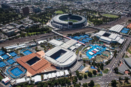 Aerial Image of AUSTRALIAN OPEN TENNIS 2015