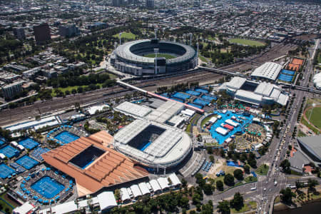 Aerial Image of AUSTRALIAN OPEN TENNIS 2015