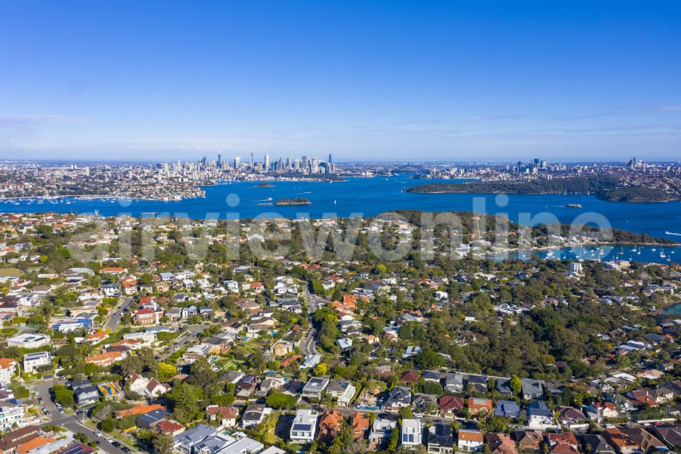 Aerial Image of Vaucluse to Sydney CBD
