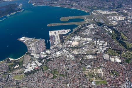 Aerial Image of PORT BOTANY
