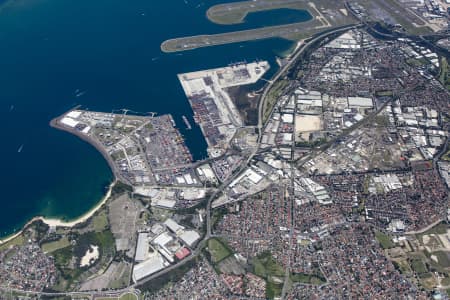 Aerial Image of PORT BOTANY