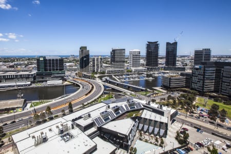 Aerial Image of DOCKLANDS MELBOURNE