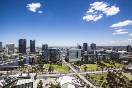 Aerial Image of DOCKLANDS MELBOURNE