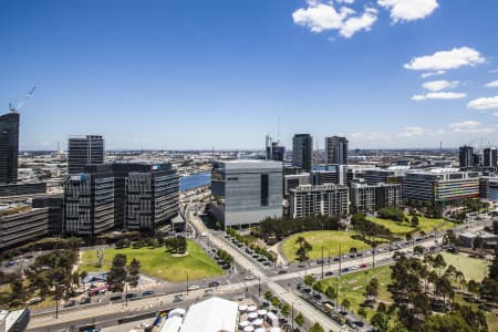 Aerial Image of DOCKLANDS MELBOURNE