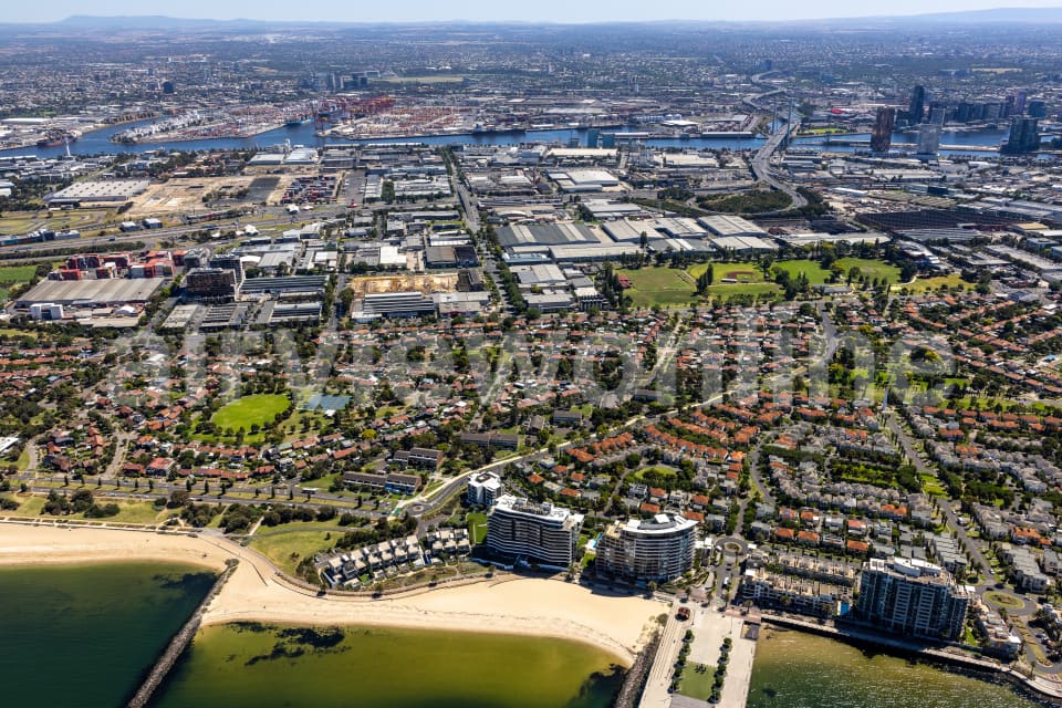 Aerial Image of Port Melbourne