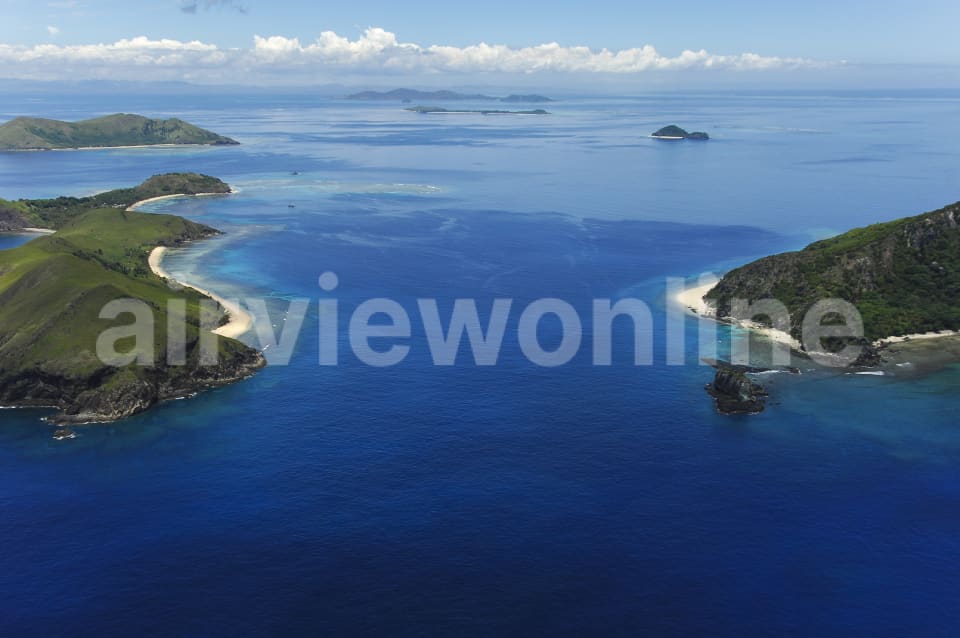 Aerial Image of Monuriki, Monu & Yanuya