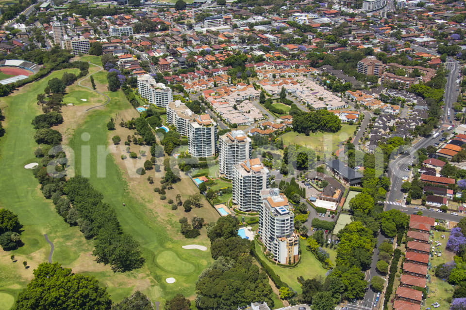 Aerial Image of Moore Park To Kensington