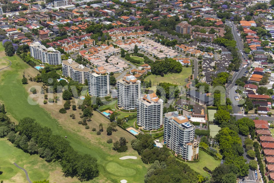 Aerial Image of Moore Park To Kensington